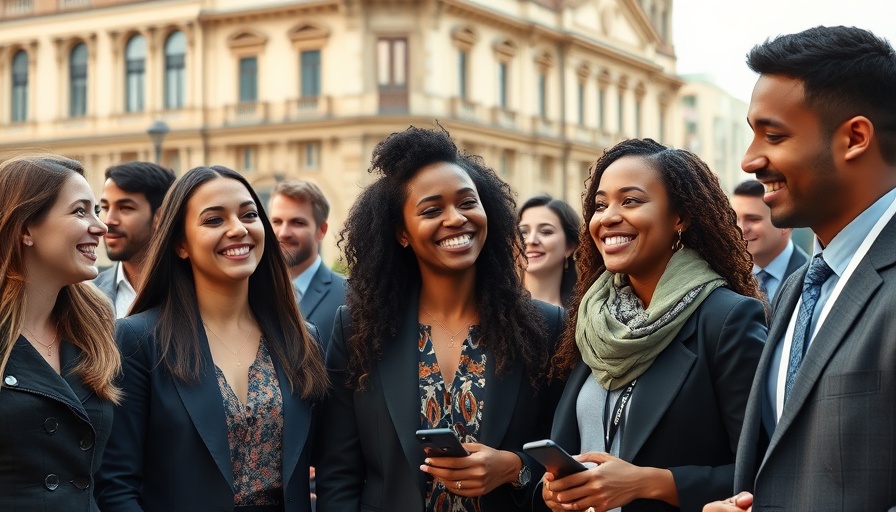 Young adults at a formal event promoting youth participation in democratic governance, Buenos Aires.