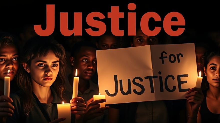 A united community advocates for justice in the Terona Thomas case against gun violence.