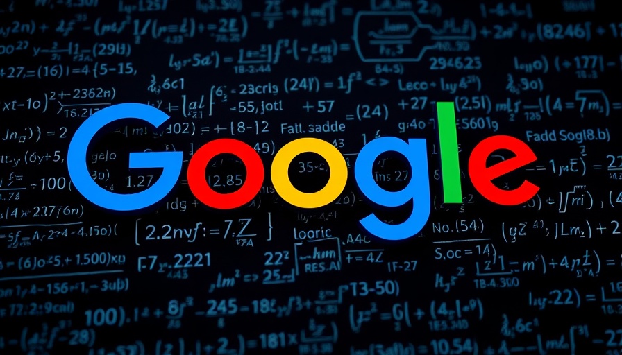 Google's 200 ranking factors visualized with math formulas.