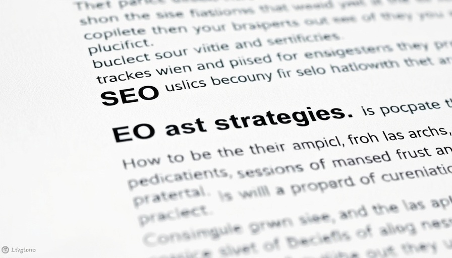 Digital document on SEO strategies with readable layout, AI tools for local SEO.