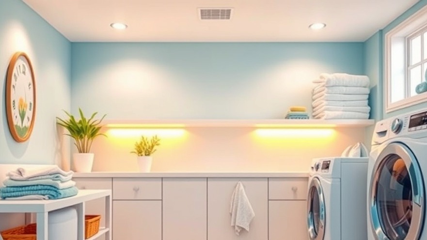 Clean dryer vent in a serene laundry room, preventing fire hazards with vibrant colors.