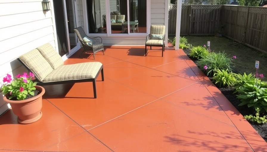 Painting and Staining a Concrete Patio