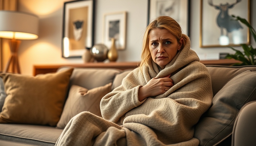 Concerned woman wondering 'Why Won’t My Furnace Stay On?' in living room.