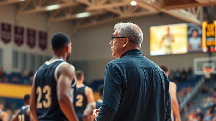 Dallas Wings Coach observing game, with players moving beside.