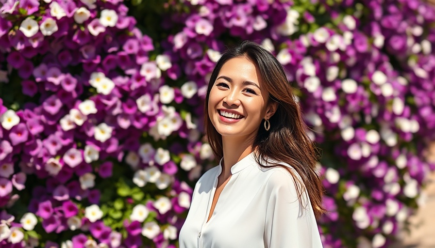 Woman embracing alcohol-free lifestyle, smiling outdoors.