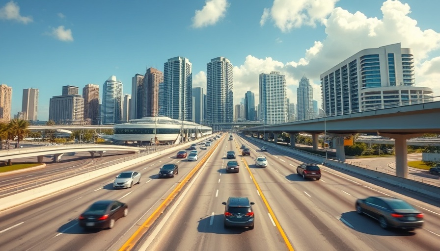 Miami-Dade roadway, modern infrastructure, urban traffic safety