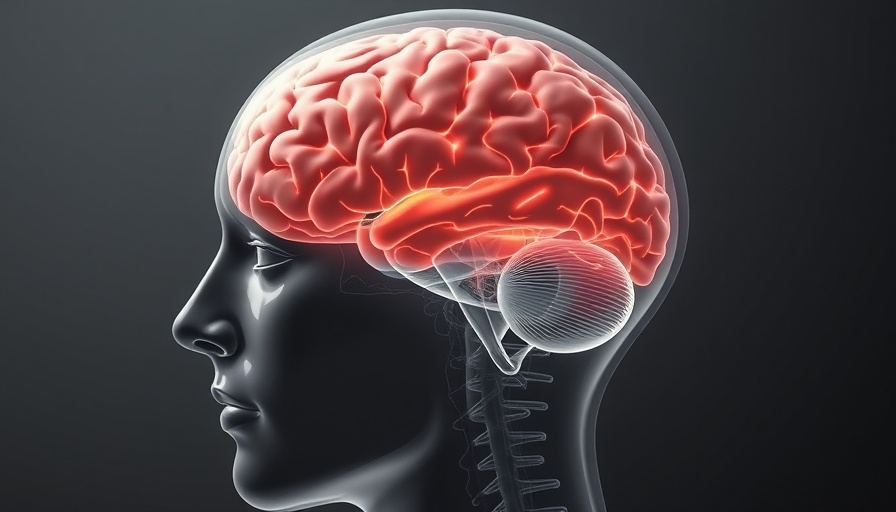 Neurogenic Bladder illustration with highlighted brain region.