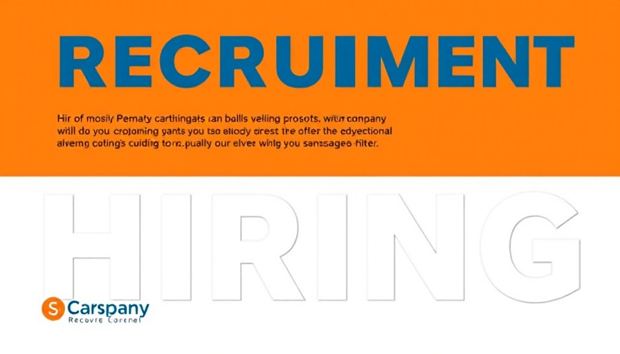 Katherine Saunders FlyteHealth hiring ad with vibrant colors.