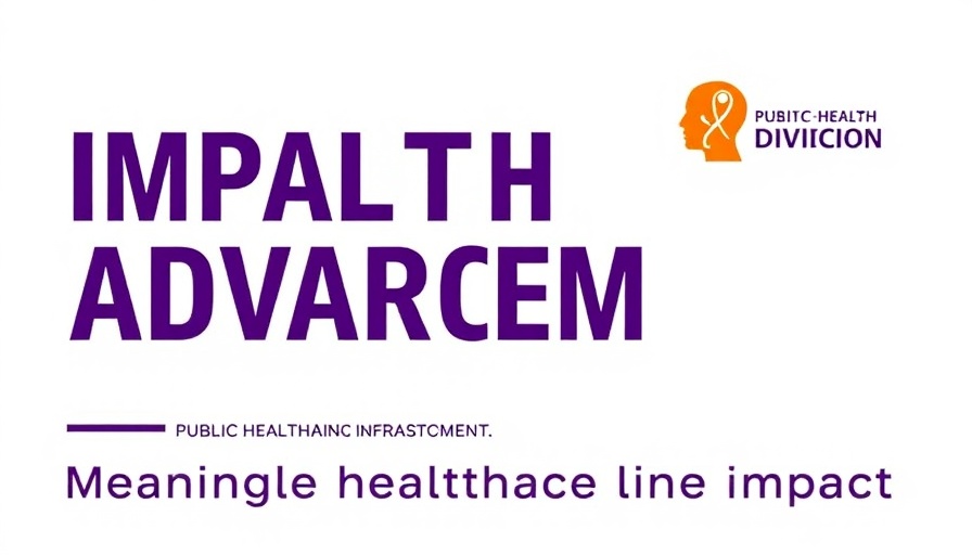 Healthcare advertisement highlighting disruption versus innovation.