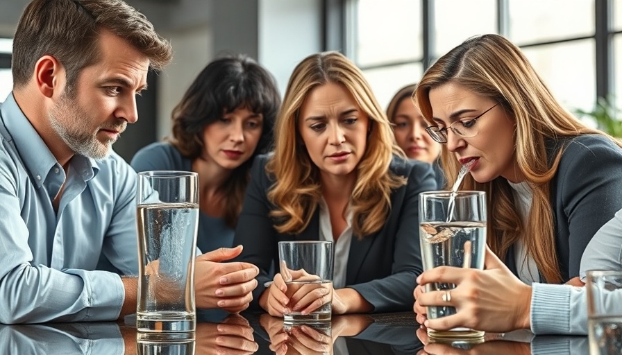 Concerns over Utah fluoride ban illustrated by speakers and water pouring