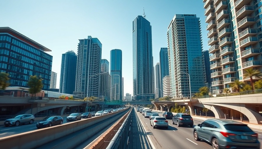 Urban view of Florida condos near highway, highlighting inspection bill context.