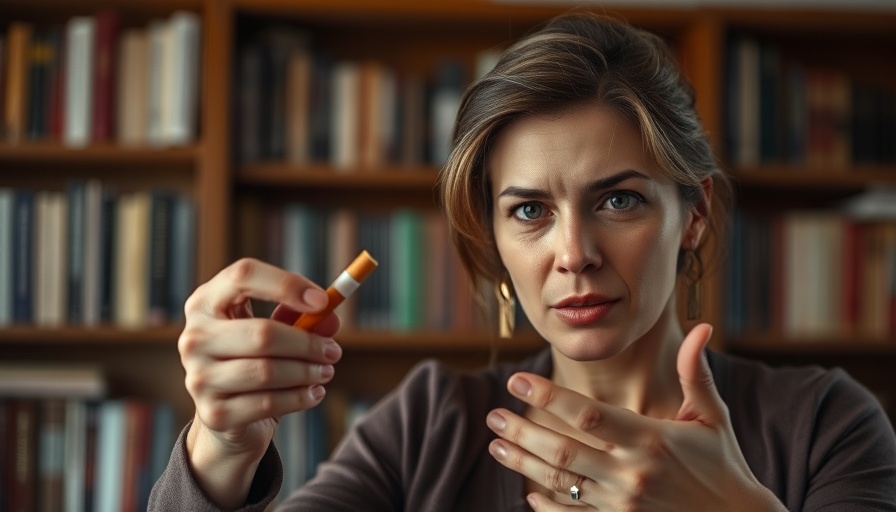 Woman firmly refusing cigarettes to curb nicotine cravings.