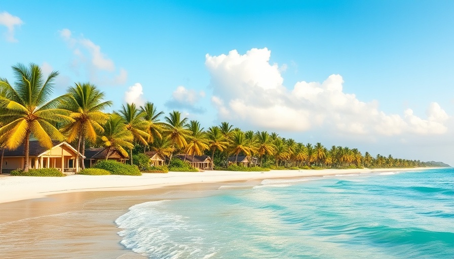 Tropical beach scene perfect for OTT training focus in Florida.