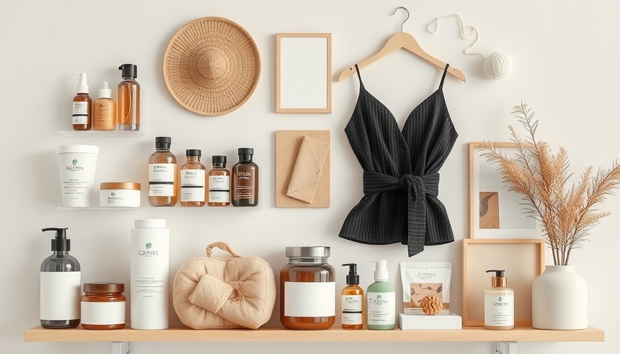 Healthy Living Strategies collage featuring wellness and fashion products.