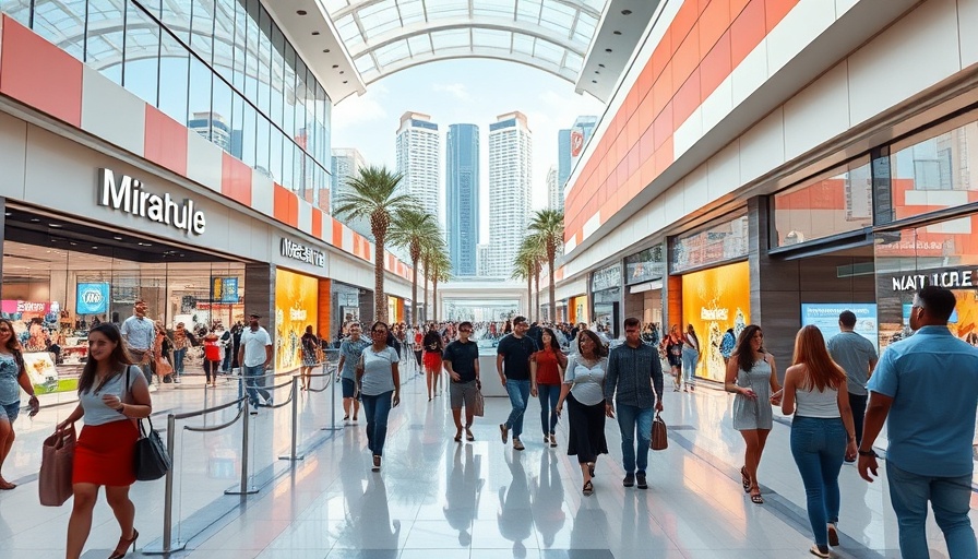 Bustling Miami Central retail expansion showcasing vibrant shopping.