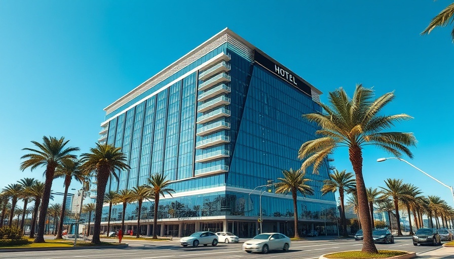 Proposed 61-key hotel design in Miami with modern architecture.