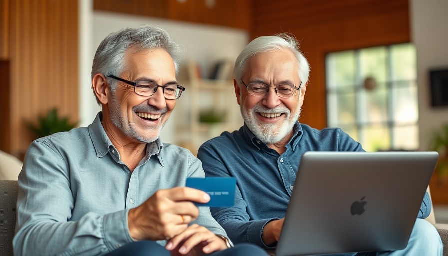 Smiling couple using laptop for Bilt payment platform.