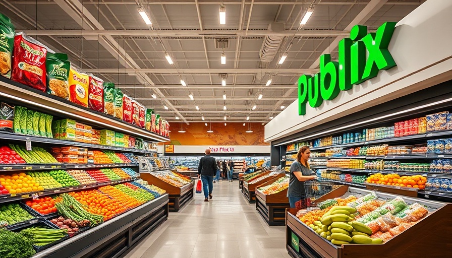 Publix South Florida grocery store acquisition interior view.