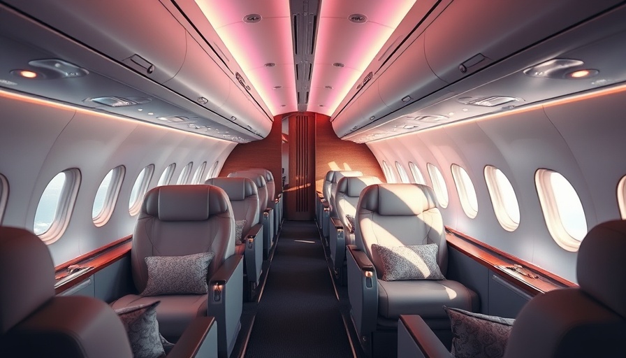 Lufthansa Allegris cabin with luxury seating