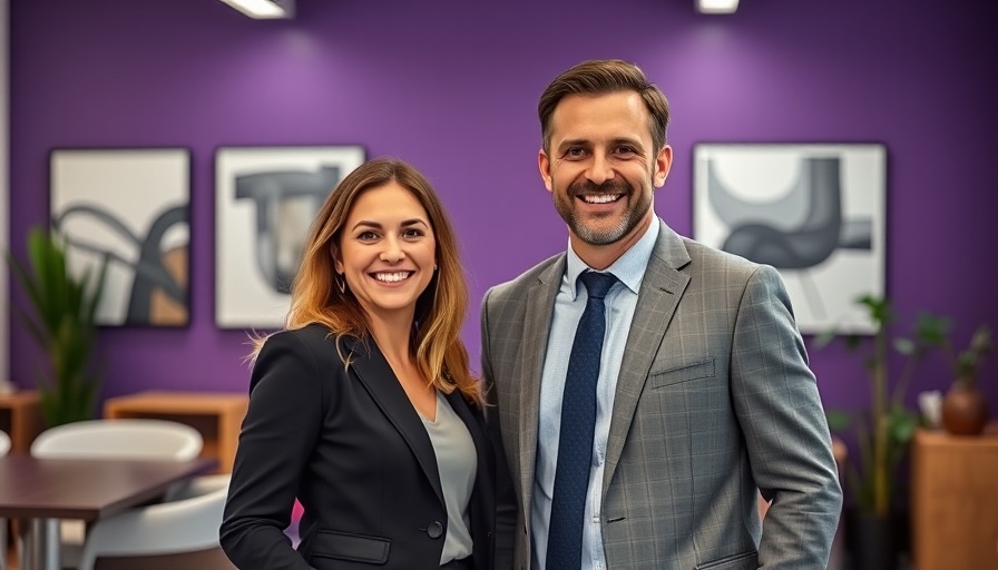 Florida real estate merger professionals in office.