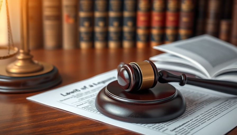 Boca Raton real estate lawsuits concept with gavel and documents