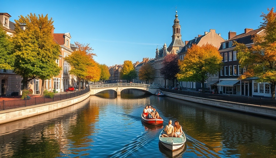 Serene river view with boats, lush greenery, Marriott Bonvoy credit card eligibility.