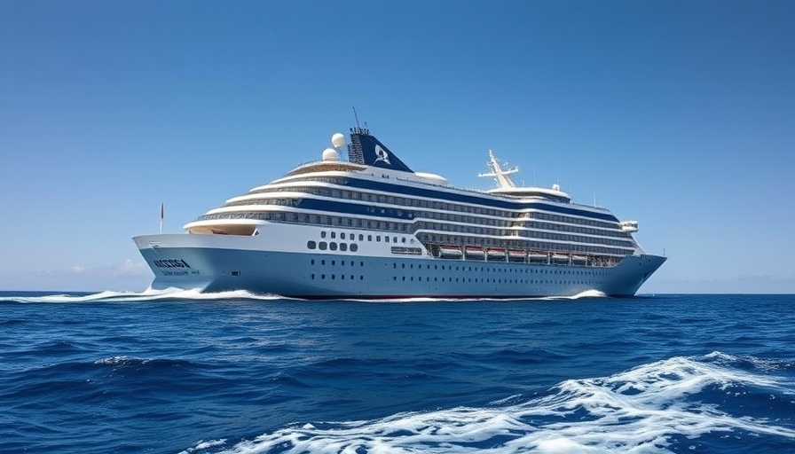 Virgin Voyages UK cruise ship 'Brilliant Lady' sailing on a bright ocean