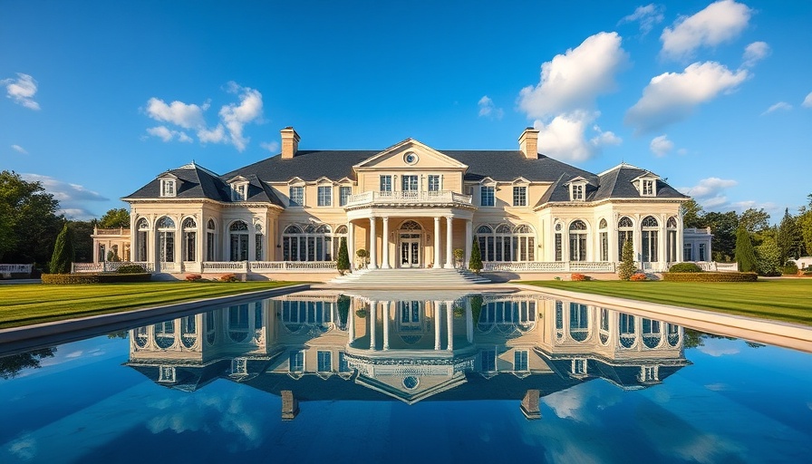 Luxury mansion with pool in Florida real estate market.