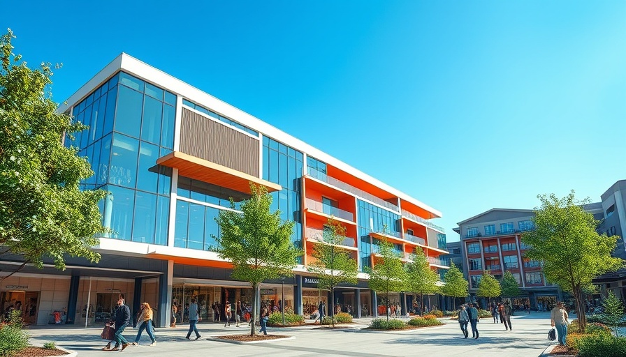 Gazit Horizons South Florida retail complex, vibrant and modern.