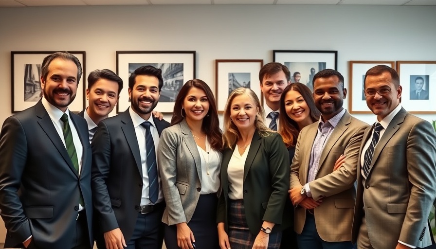 Group of people in an office setting supporting Keep USF Sarasota Campus.