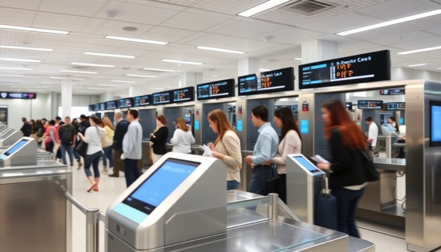 ETA travel rules for UK: passengers at electronic airport gates.