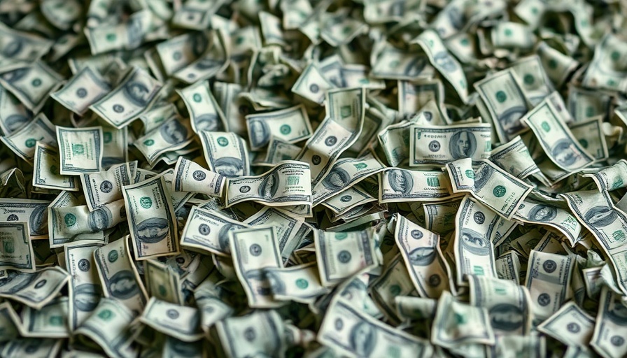 Crumpled US dollars illustrating Florida House Senate budget differences.