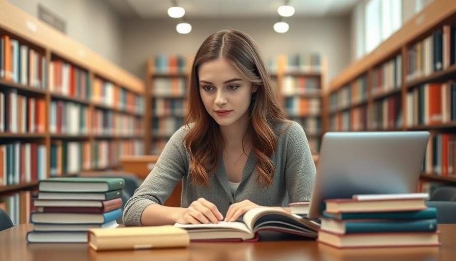 Student studying in library, Florida private school scholarships impact.