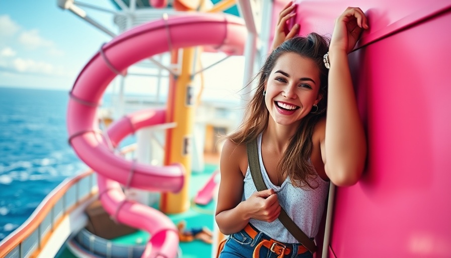 Royal Caribbean kids club activity featuring rock climbing.