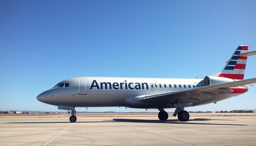 American Airlines plane ready for a Miami to South Caicos flight