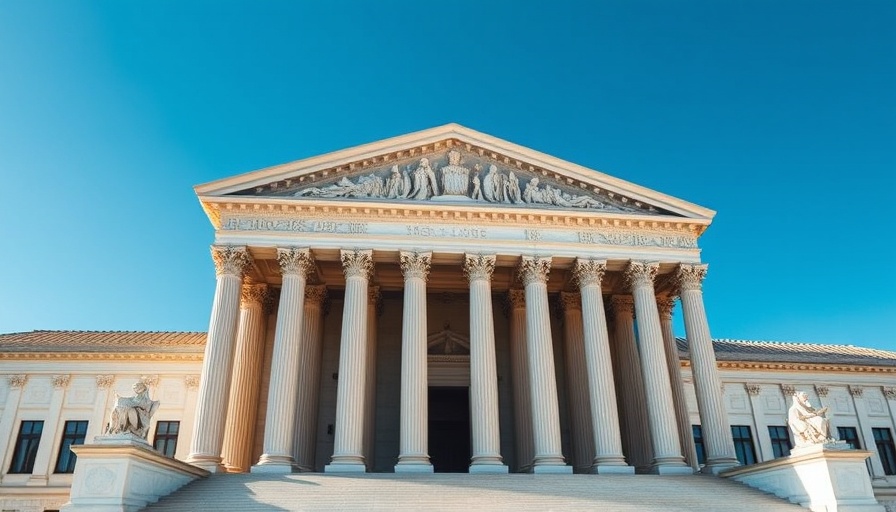 Supreme Court building symbolizing judicial authority and intervention.