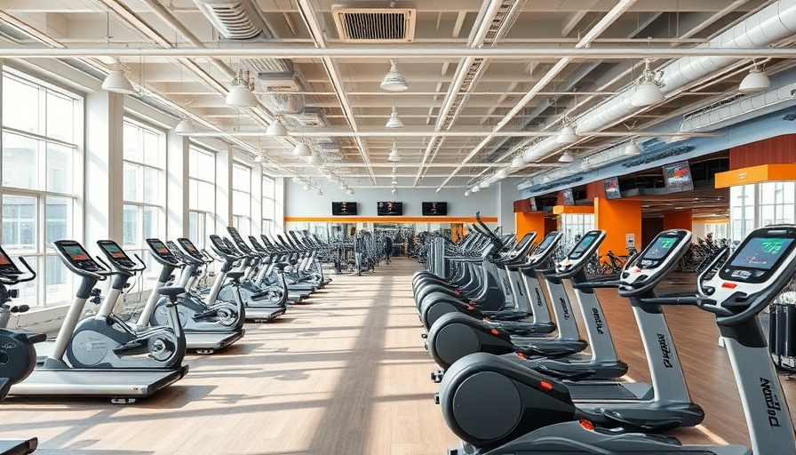 Modern gym interior of Equinox Expansion in Fort Lauderdale, active environment
