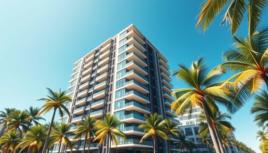 Boynton Beach Apartments Development under sunny sky.