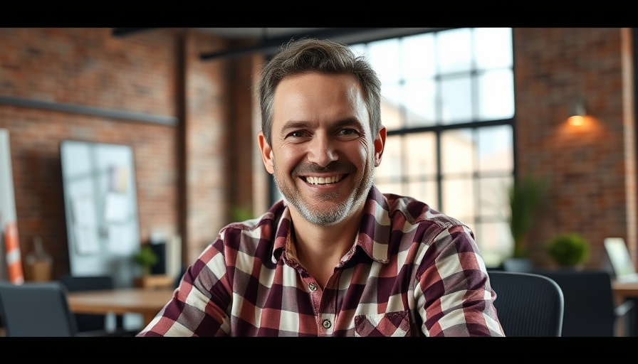 Smiling man in office, symbolizing Crisis Communications in Florida.