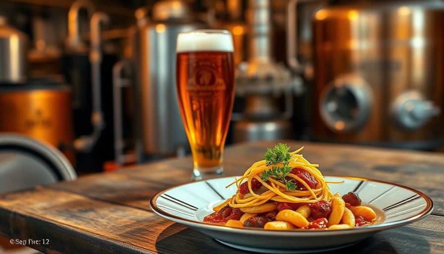 Gourmet food with beer at South Florida breweries serving food.