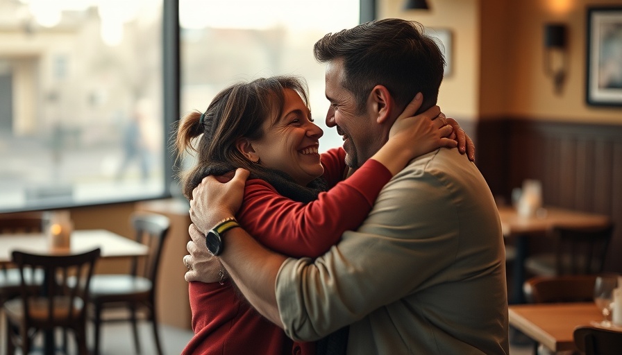 U.S. citizen detained by ICE despite proof of birth, emotional embrace in a restaurant.