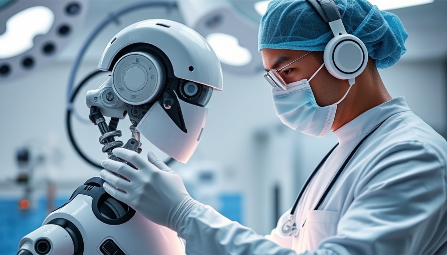 Surgical robotics Nasdaq debut: Medical professional with advanced robot.