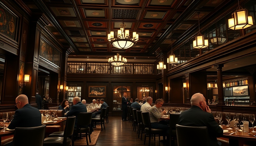 Jay's Steakhouse Flagler Village Opening with luxurious interior.
