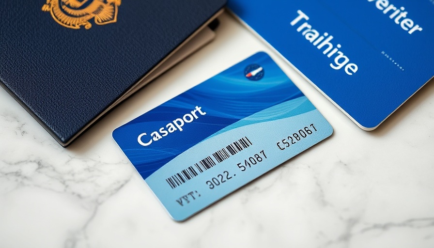 Global Entry card and passport on marble surface; travel documentation.