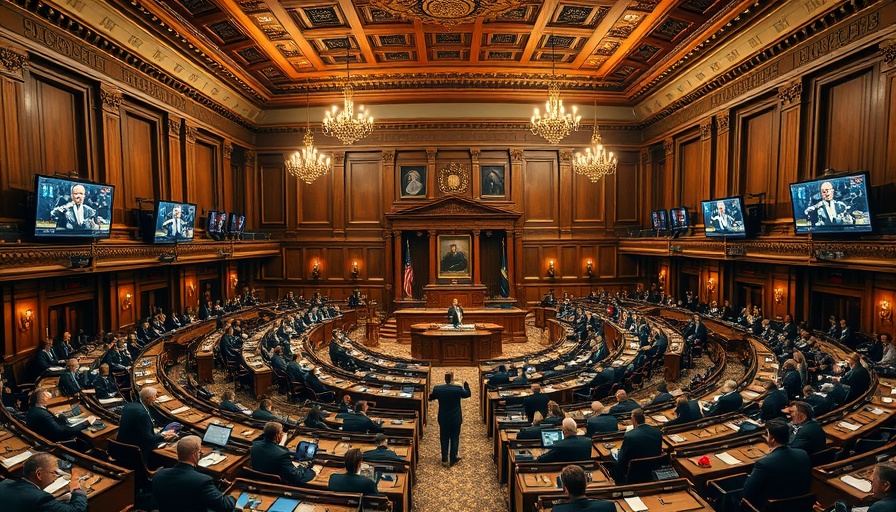 Florida State Assembly during budget negotiations meeting.
