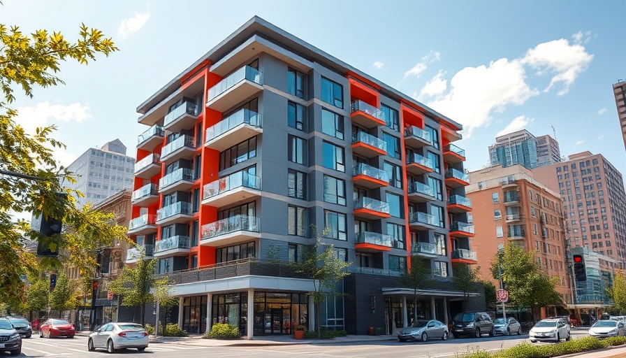 Modern North Miami apartment building highlighting construction loan opportunities.