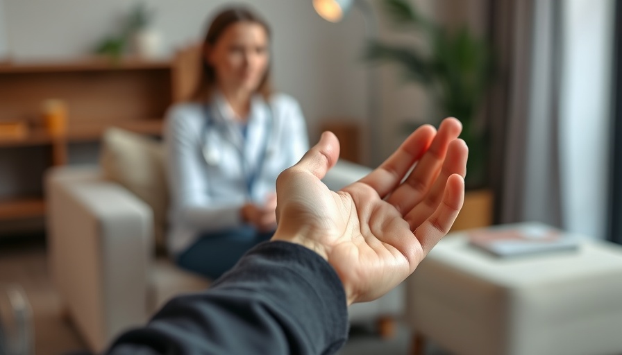 Therapy session focusing on mental health preparedness during hurricane season.