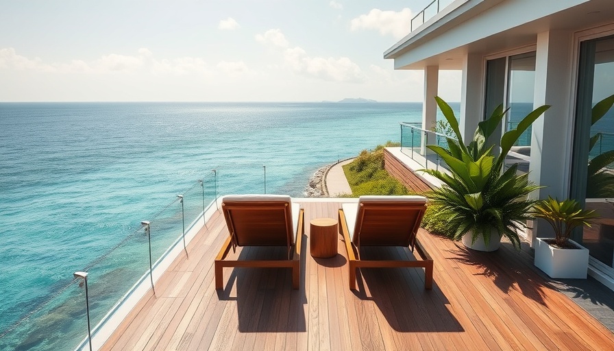 Luxurious oceanfront hotel deck for transferring Chase points benefits.