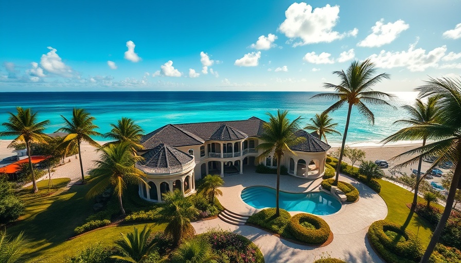 Luxurious Palm Beach real estate with ocean view
