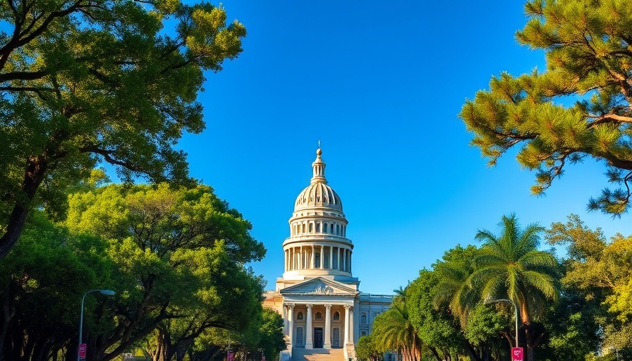 Florida State Capitol building during the legislative session 2025.